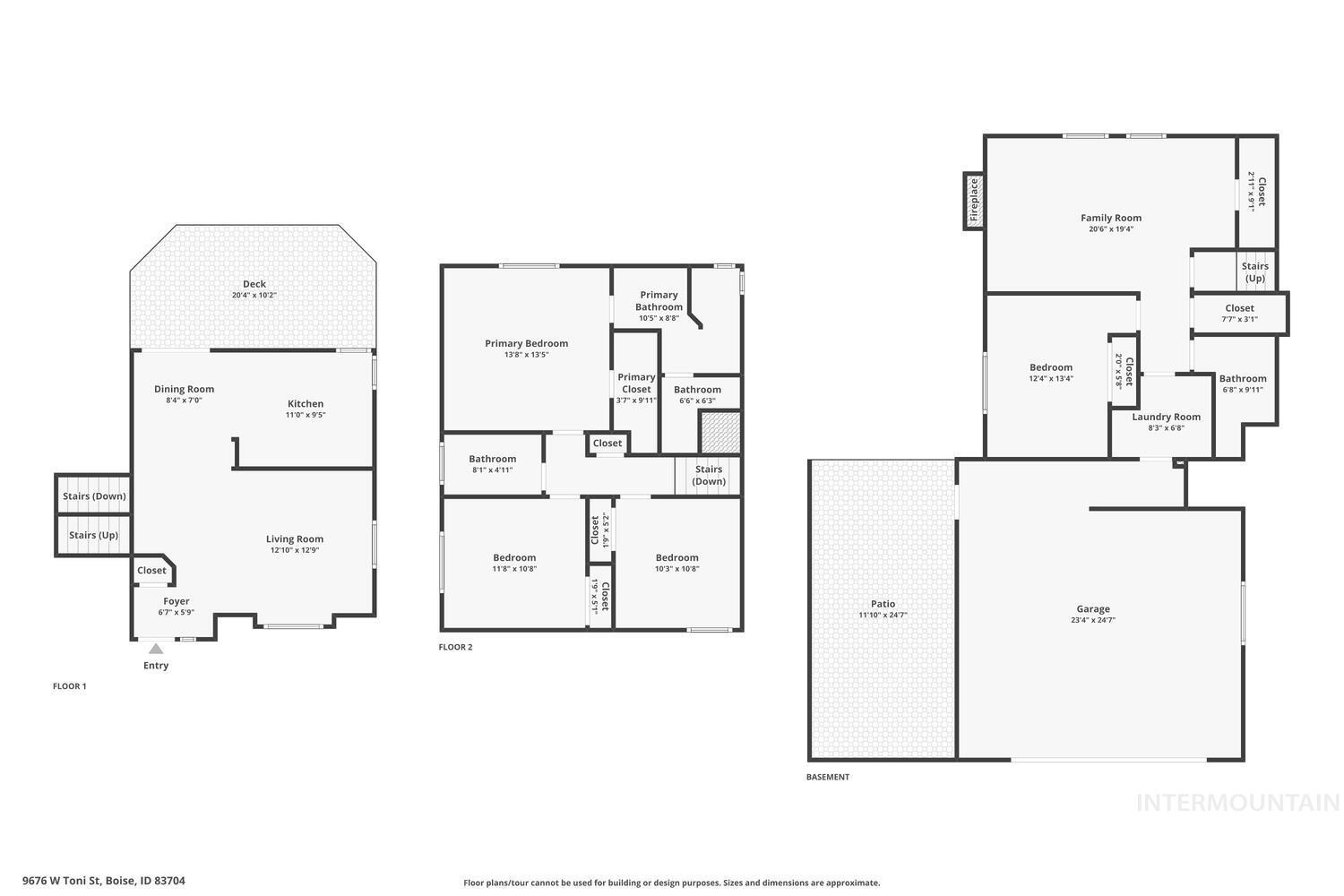 9676 W Toni St, Boise, Idaho 83704, 4 Bedrooms, 3 Bathrooms, Residential For Sale, Price $489,900,MLS 98970207