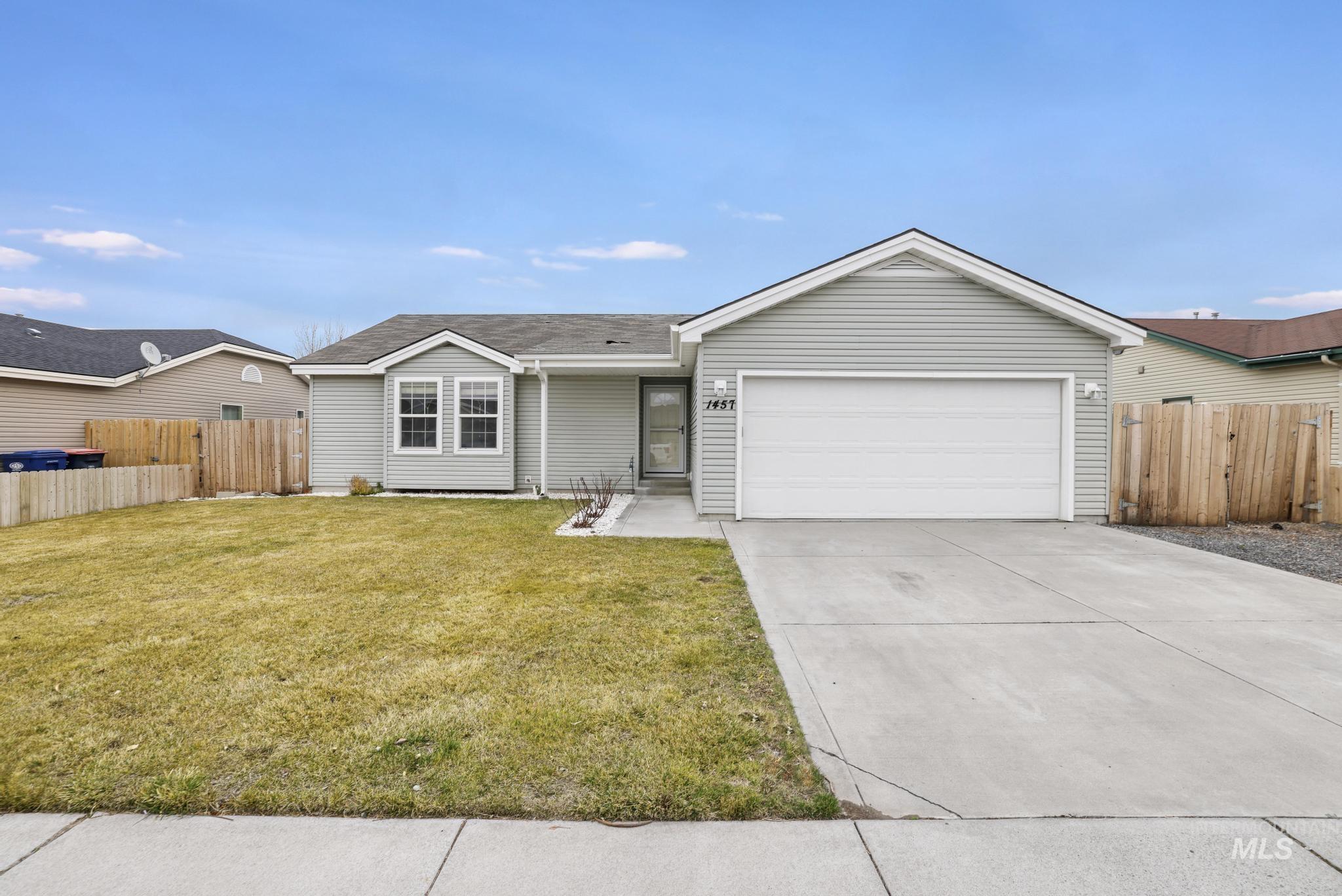1457 Wrangler Street, Twin Falls, Idaho 83301, 3 Bedrooms, 2 Bathrooms, Residential For Sale, Price $339,900, 98970247