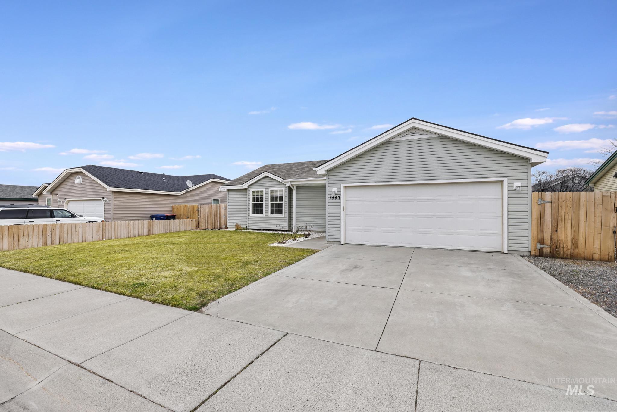 1457 Wrangler Street, Twin Falls, Idaho 83301, 3 Bedrooms, 2 Bathrooms, Residential For Sale, Price $339,900, 98970247