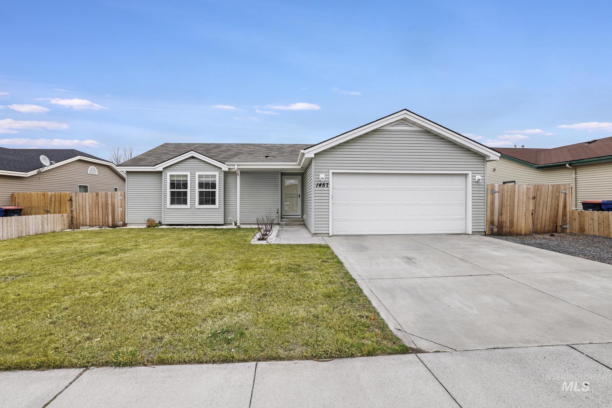 1457 Wrangler Street, Twin Falls, Idaho 83301, 3 Bedrooms, 2 Bathrooms, Residential For Sale, Price $339,900, 98970247