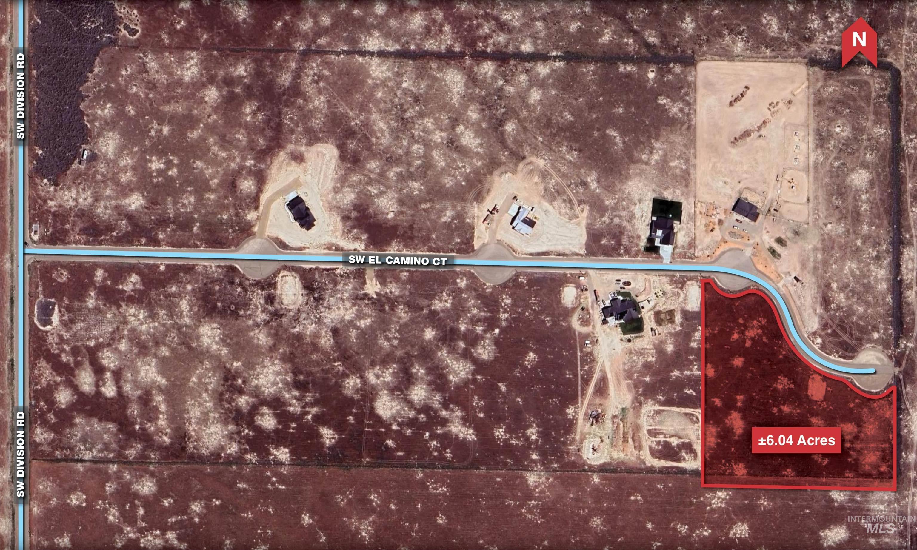 Map / location featuring property boundaries highlighted