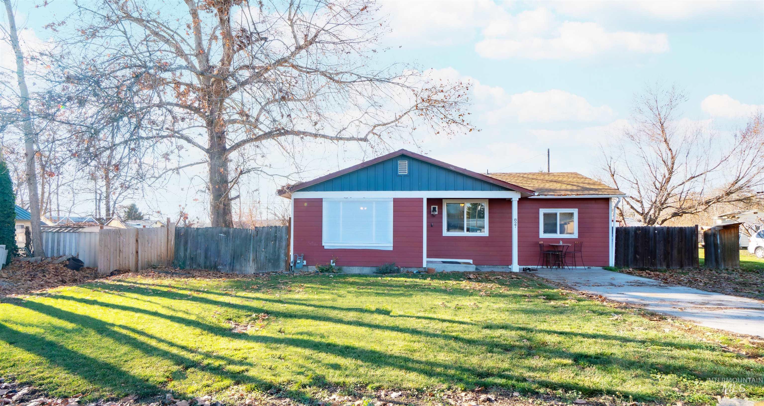 View of front of home with board and batten siding