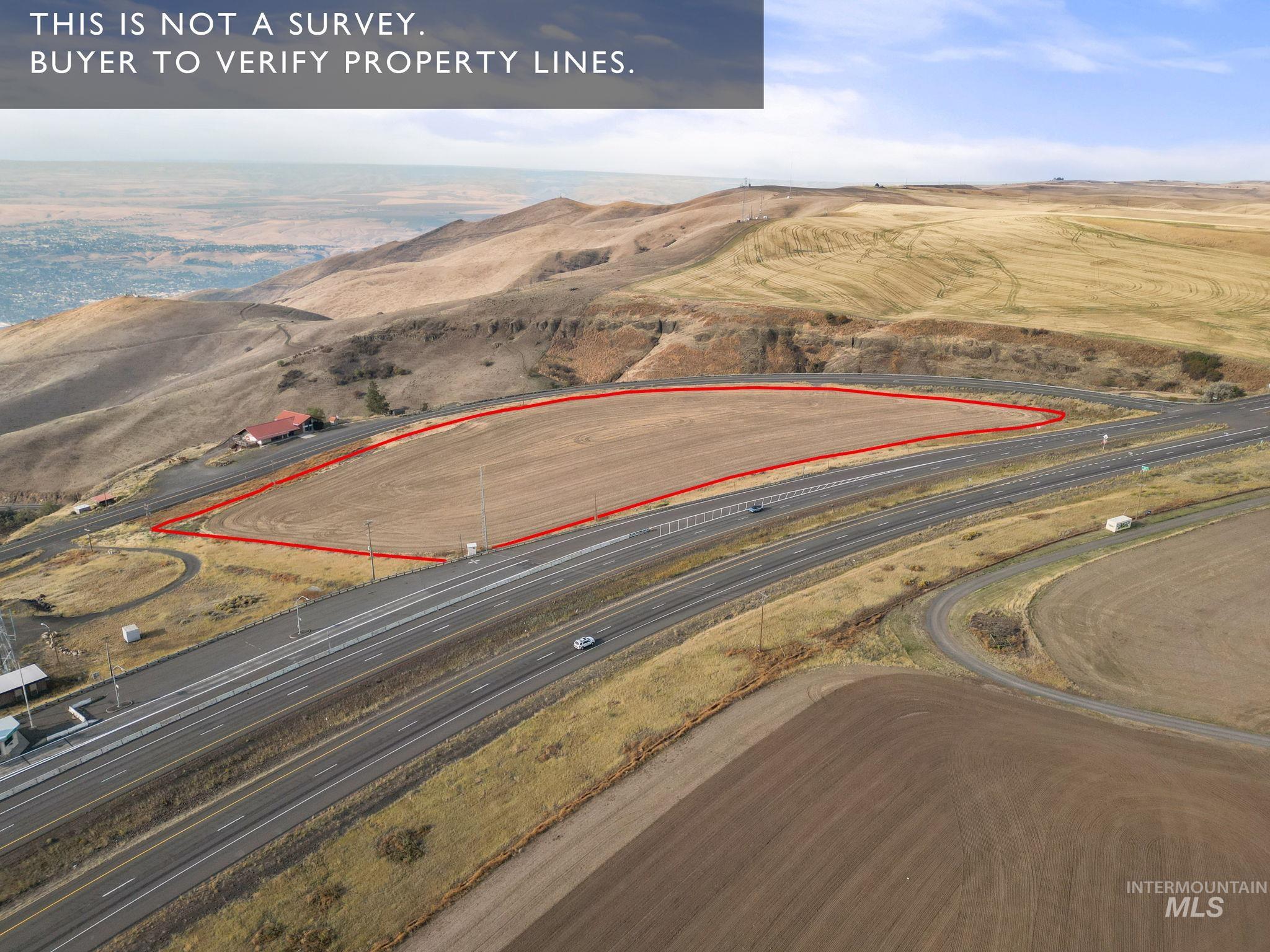 View of property location with property boundaries highlighted