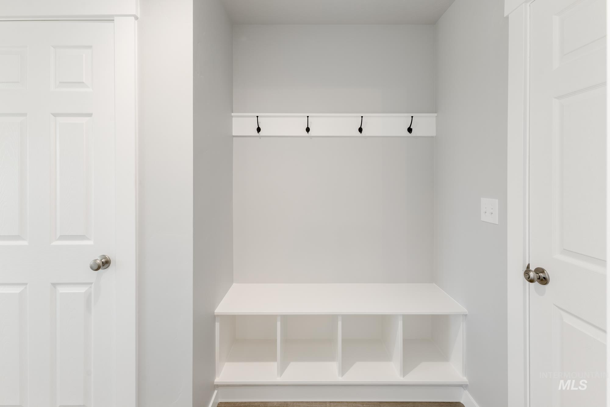 Mudroom with baseboards