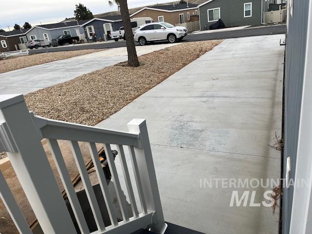 View of yard featuring a residential view
