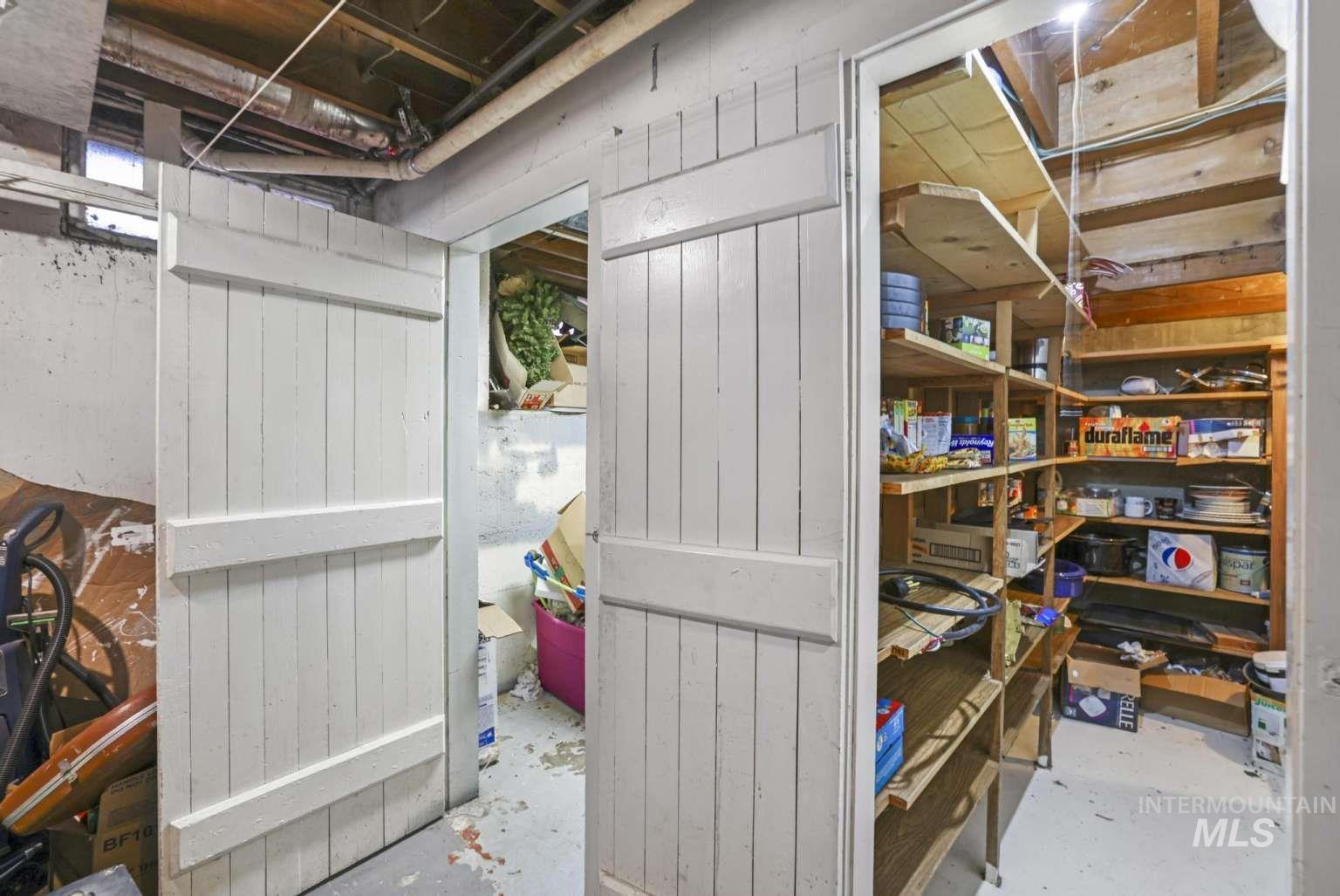 View of storage room