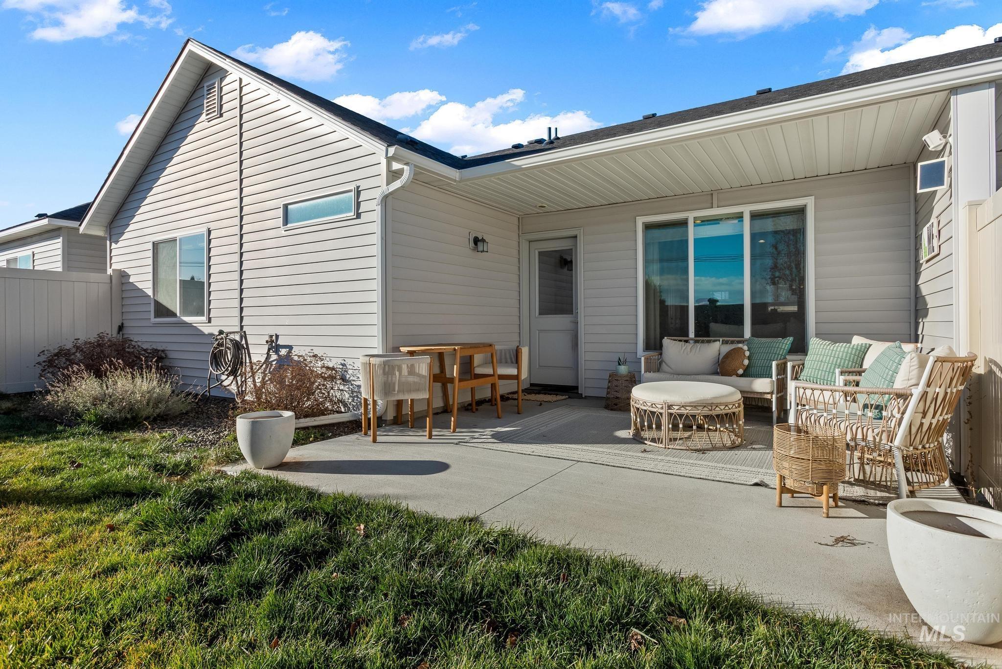Back of house featuring a patio