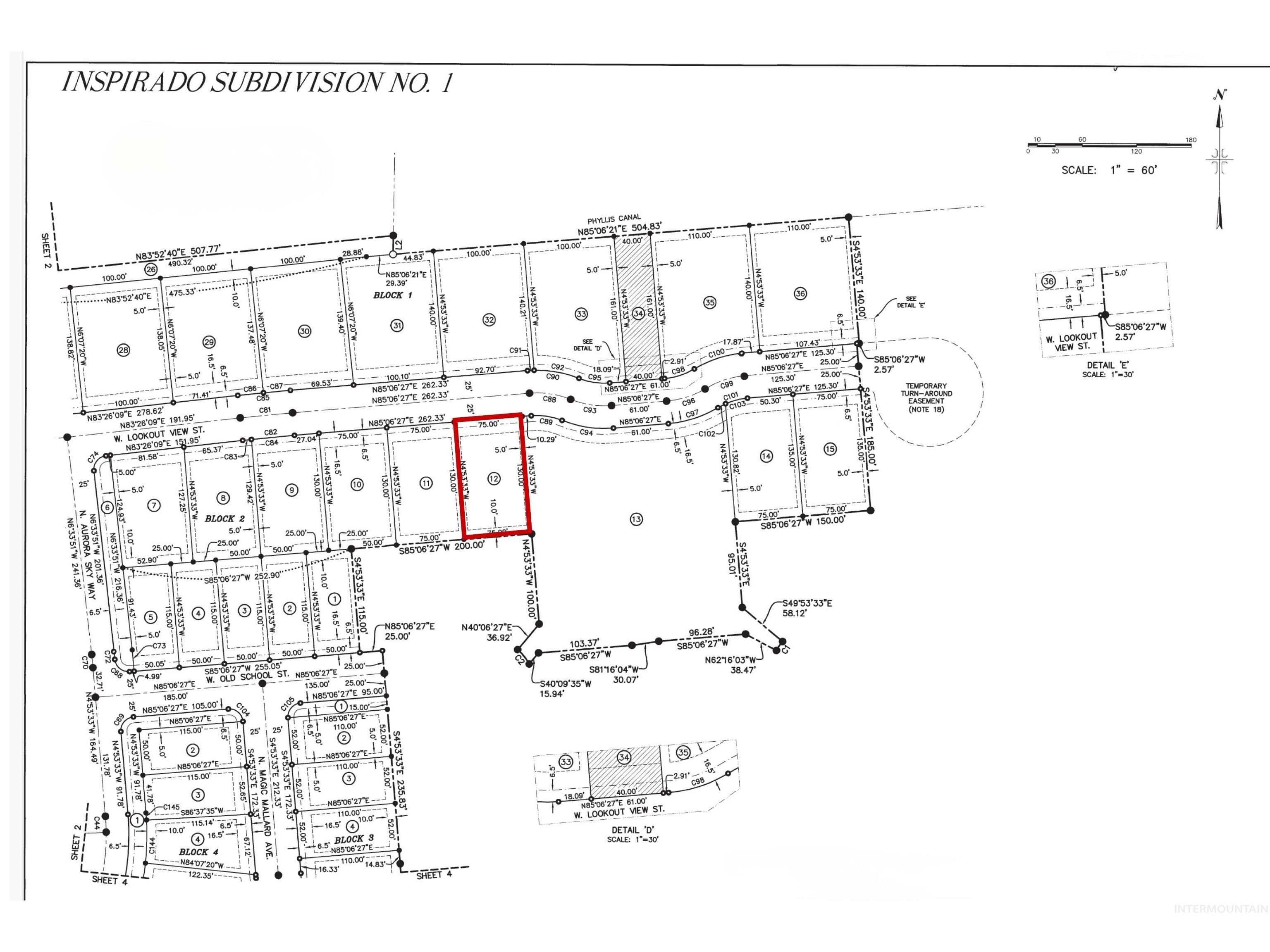 7579 W Lookout View St, Meridian, Idaho 83646, Land For Sale, Price $375,000, 98970396
