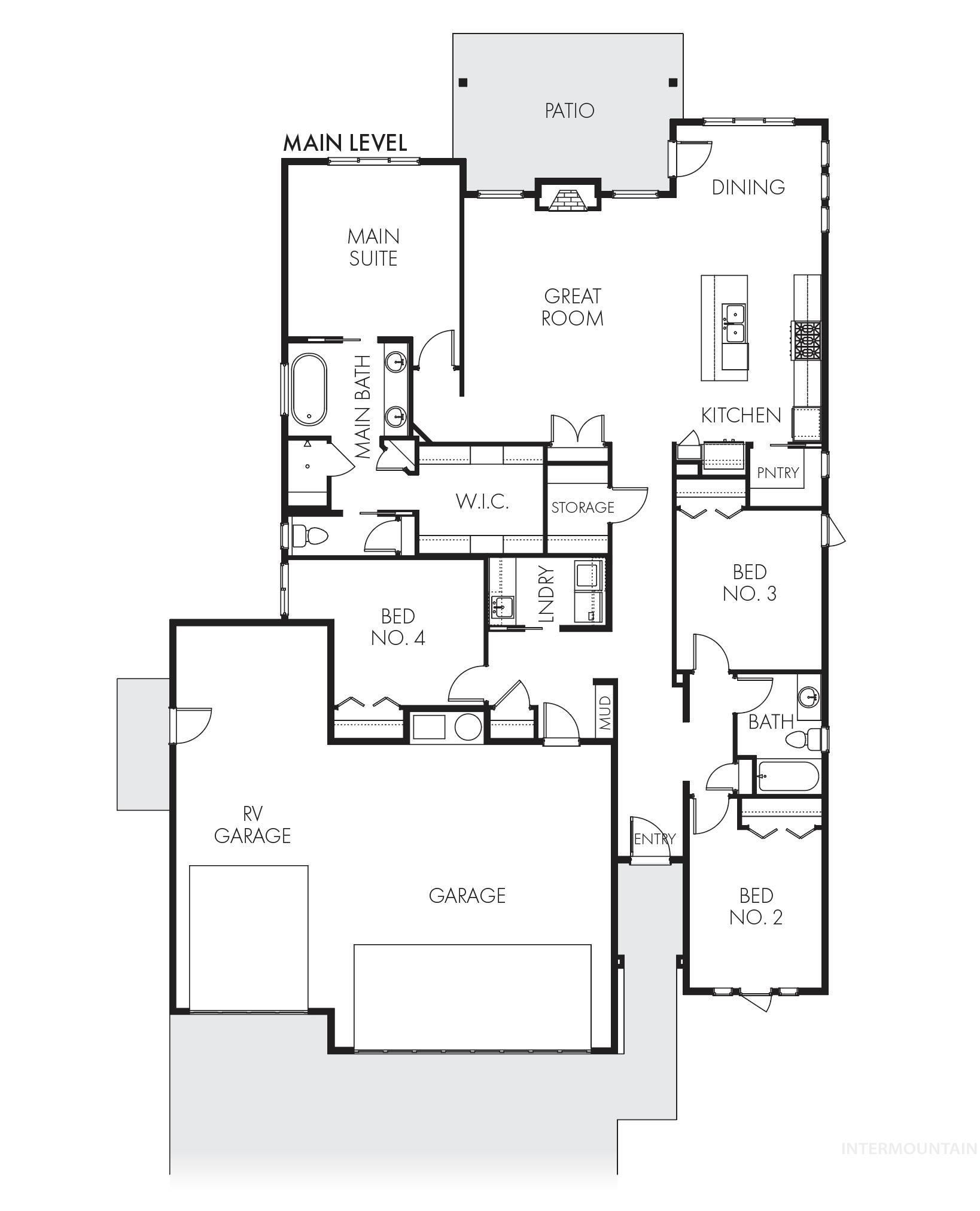 View of floor plan / room layout