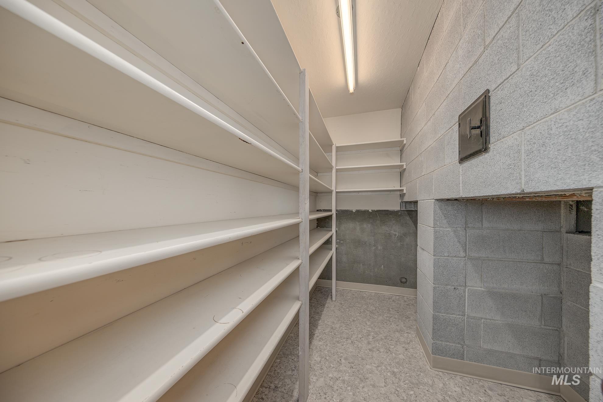 View of storage area