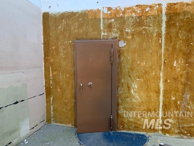 Entry to storm shelter