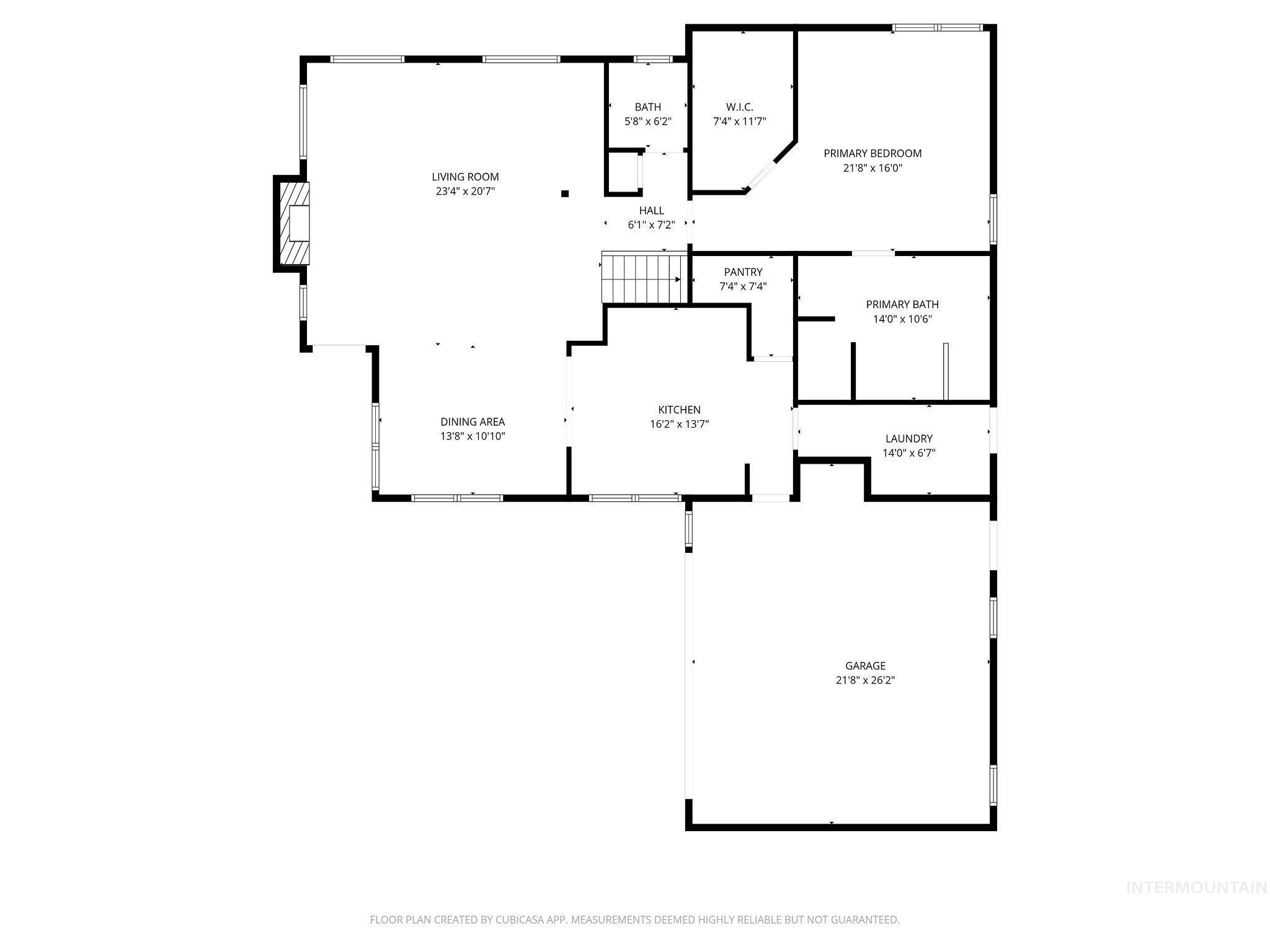 View of room layout
