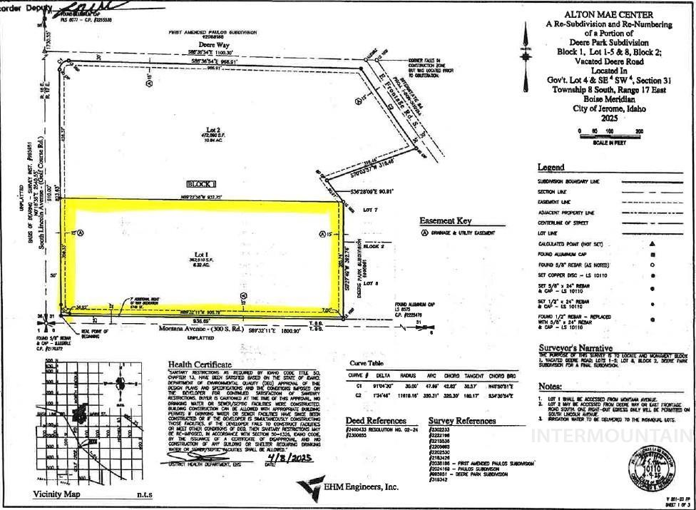 TBD So. Lincoln(300 South), Jerome, Idaho 83338, Land For Sale, Price $3,080,618,MLS 98970469