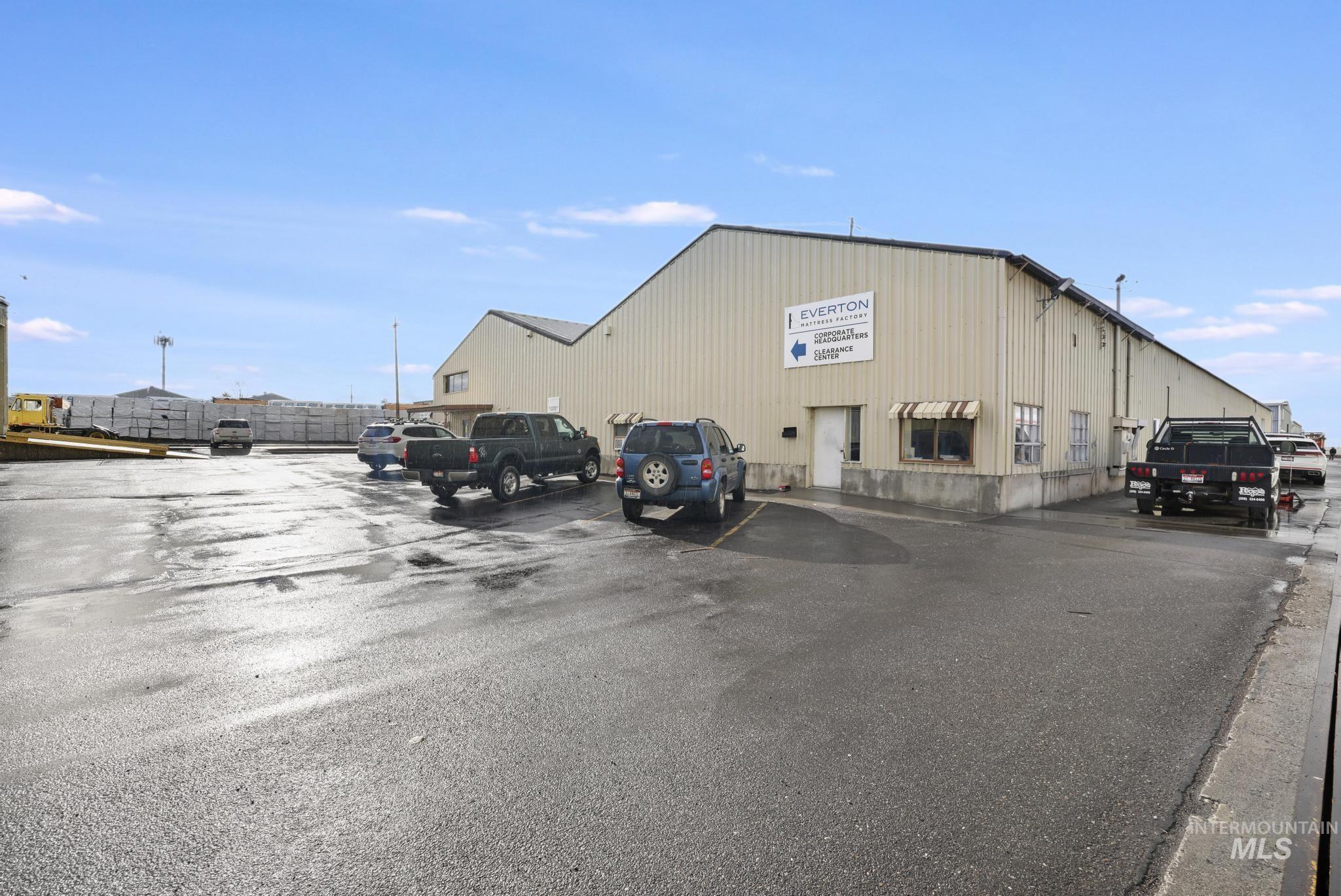 View of uncovered parking lot