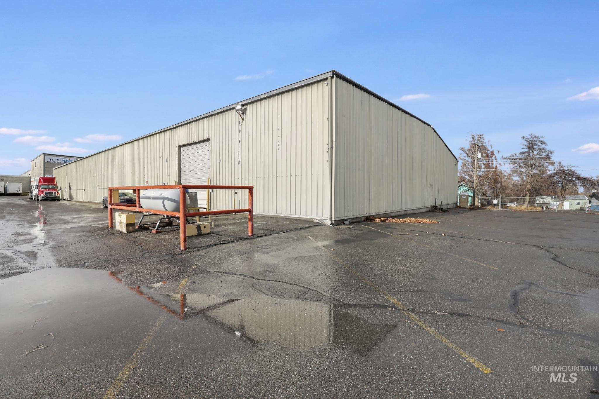 View of pole building