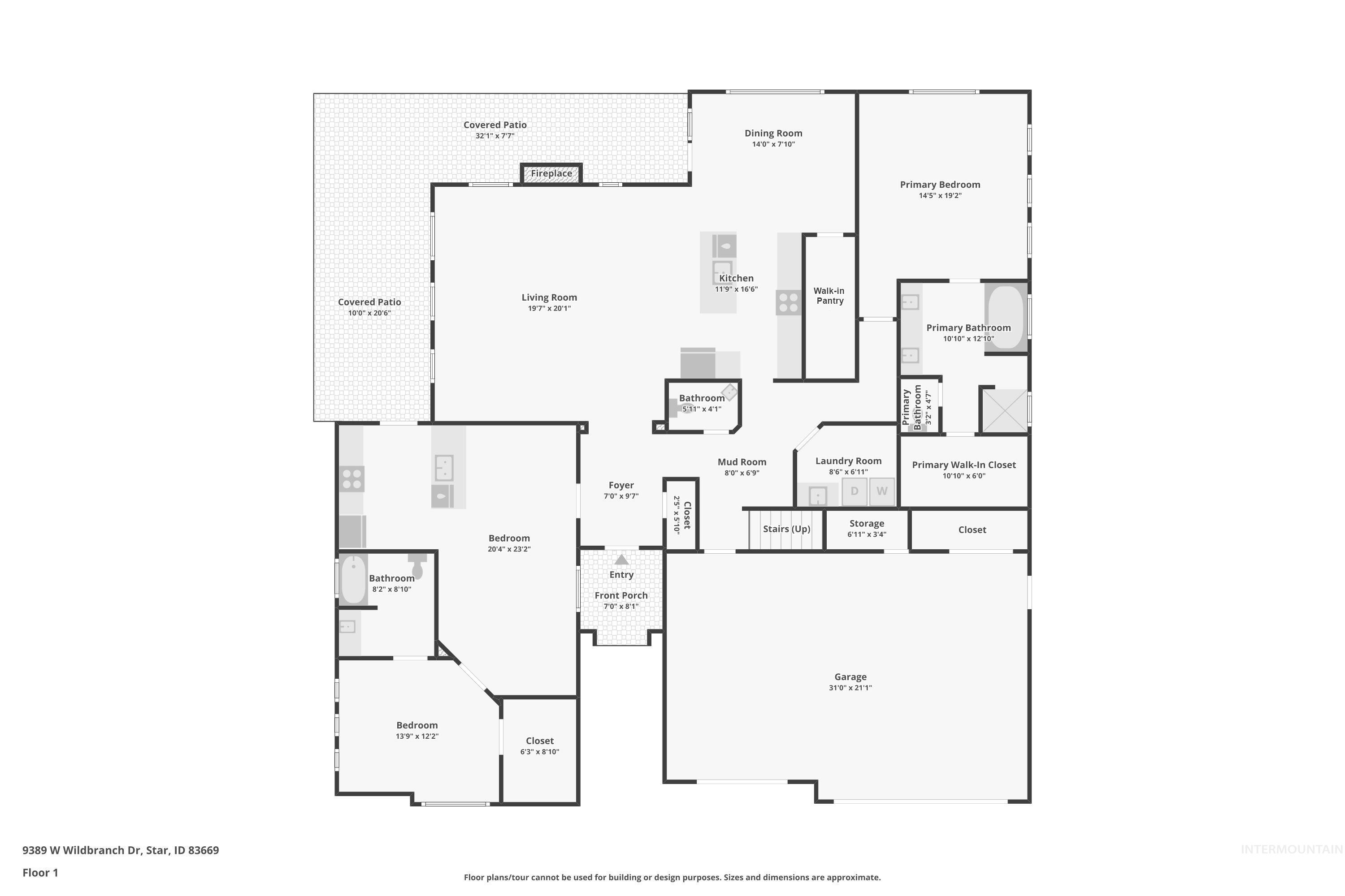 9389 W Wildbranch Dr, Star, Idaho 83669, 3 Bedrooms, 3.5 Bathrooms, Residential For Sale, Price $700,000, 98970515