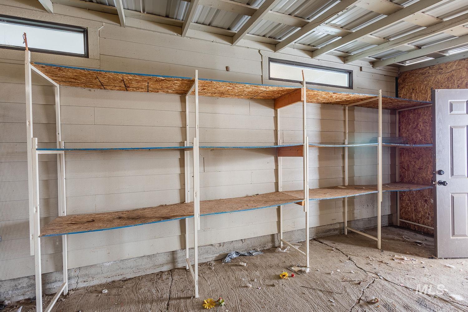 View of storage area