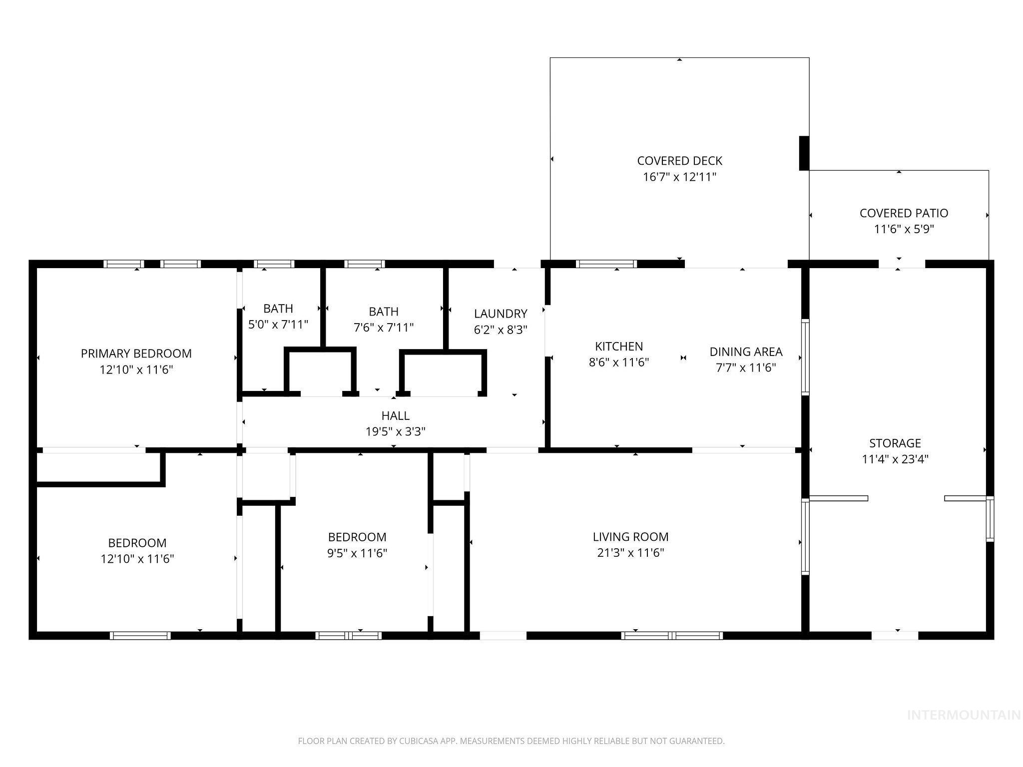 View of room layout