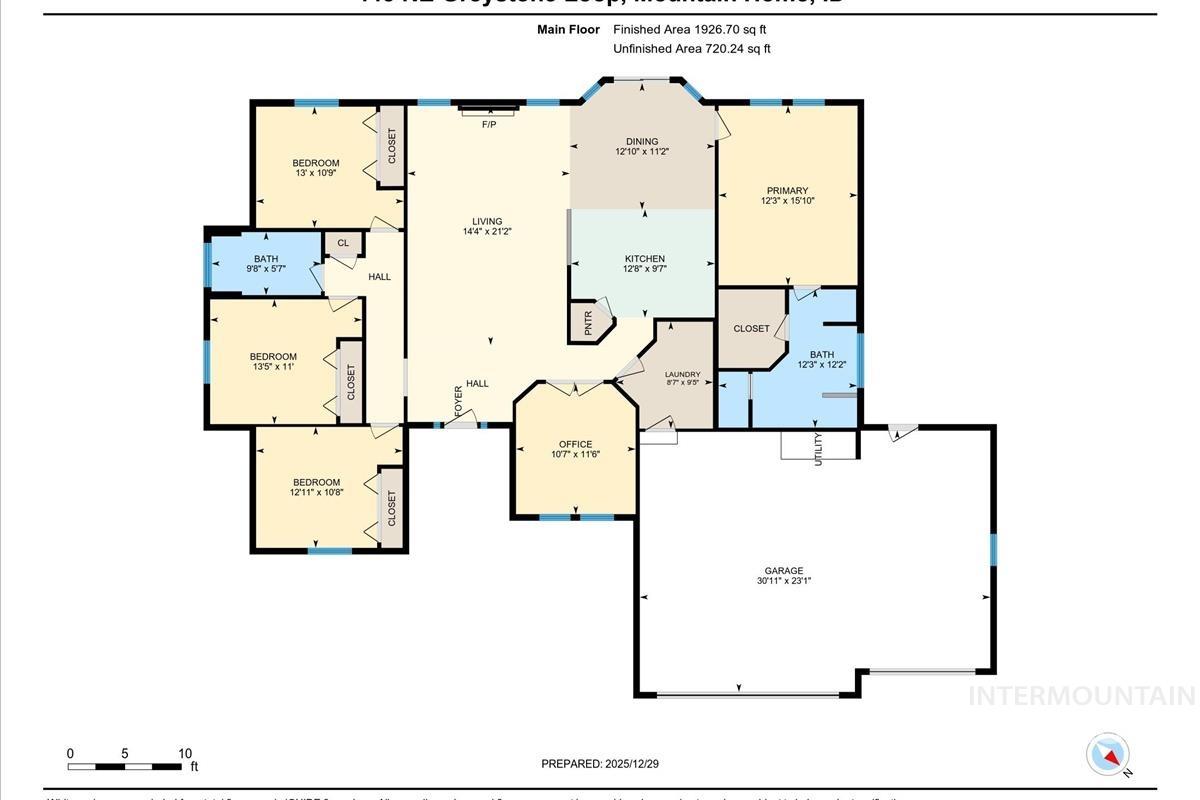 View of room layout