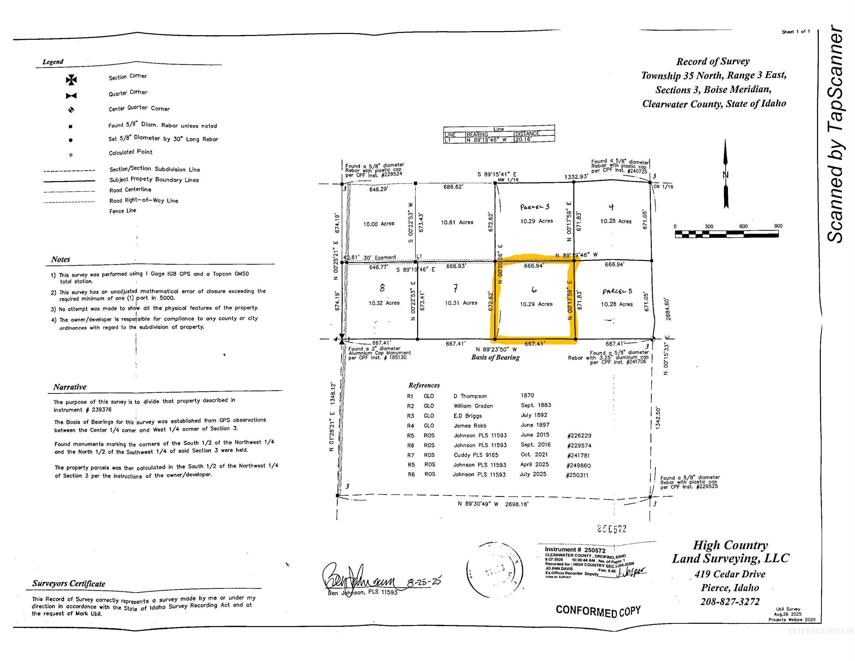 TBD Stuart Rd, Parcel 6, Orofino, Idaho 83544, Land For Sale, Price $68,000,MLS 98970526