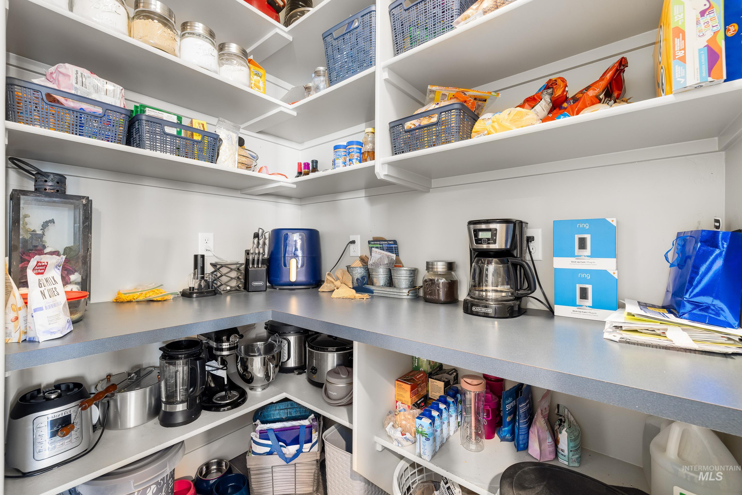 View of storage area