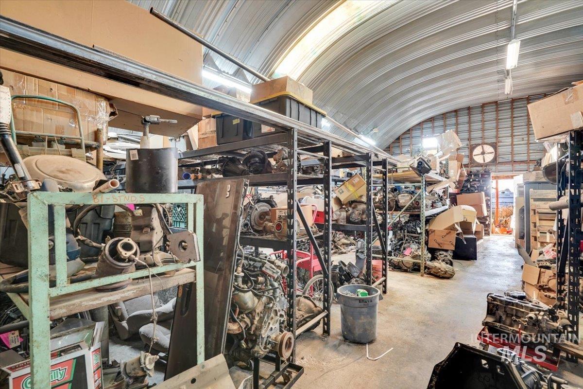 View of storage room