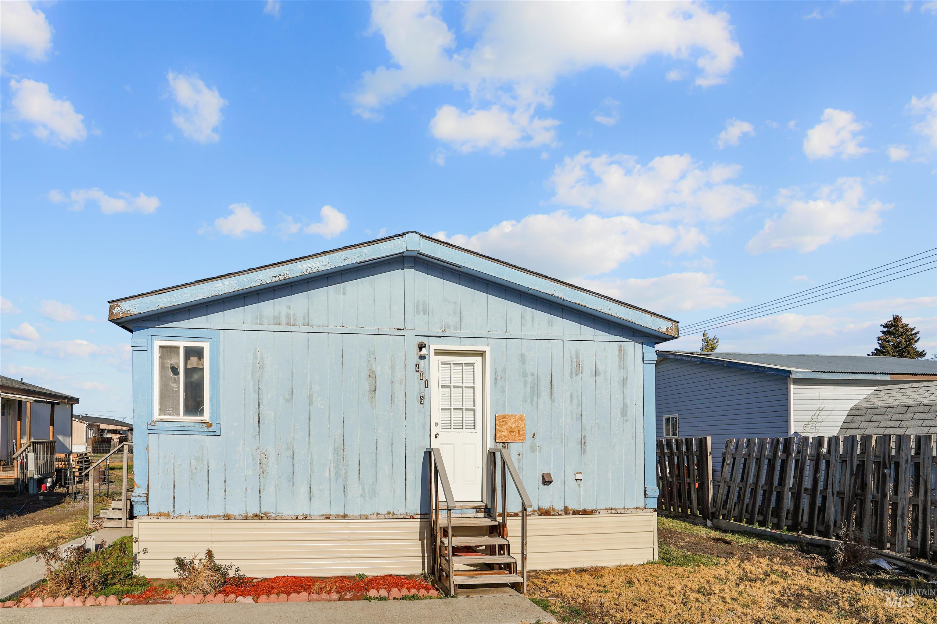 View of outdoor structure featuring entry steps