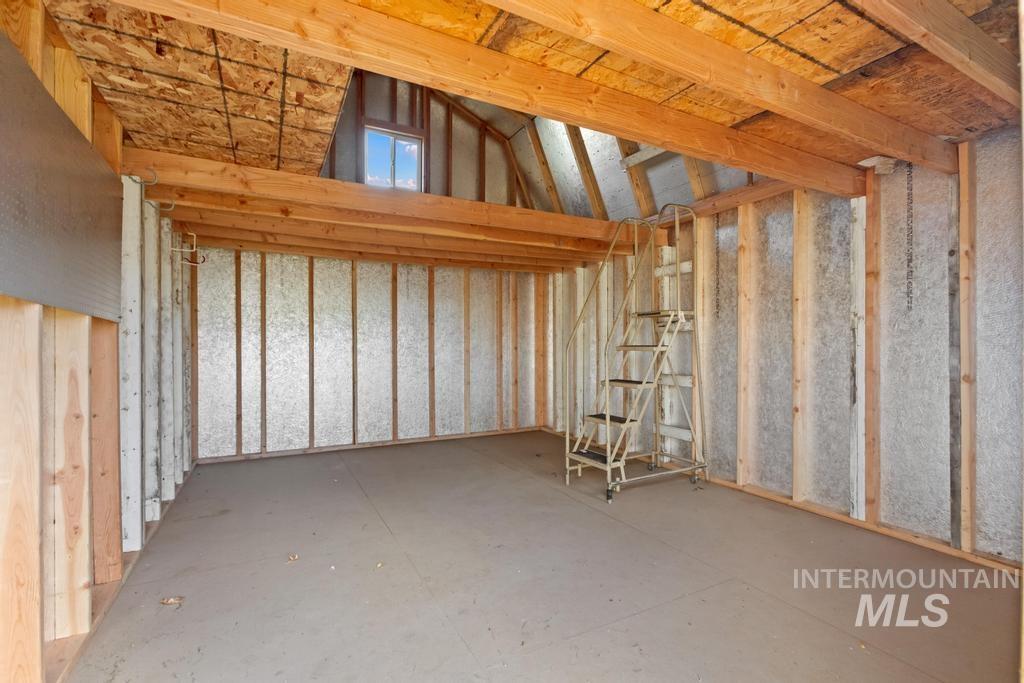 View of below grade area