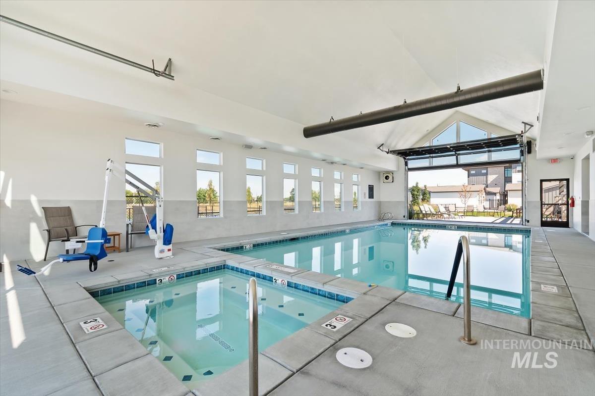 View of indoor community pool