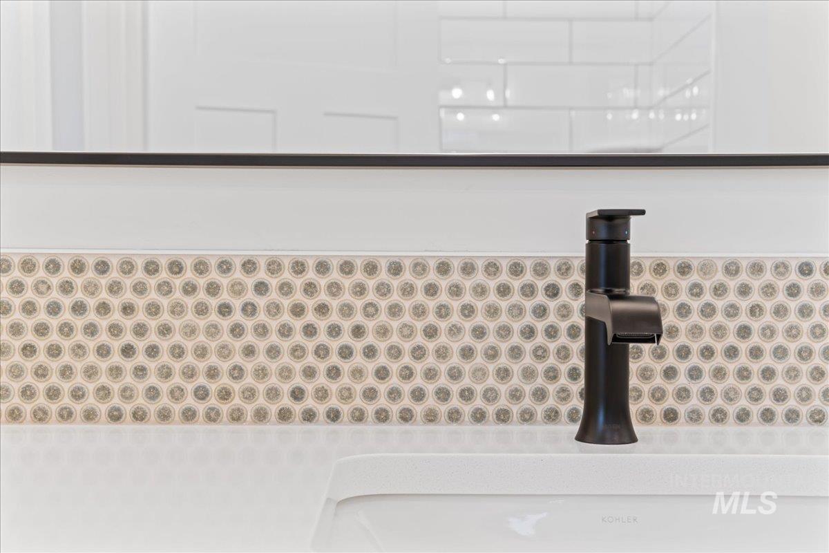 Bathroom view of a sink