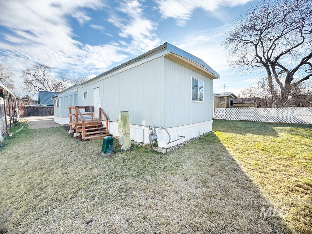 Rear view of property