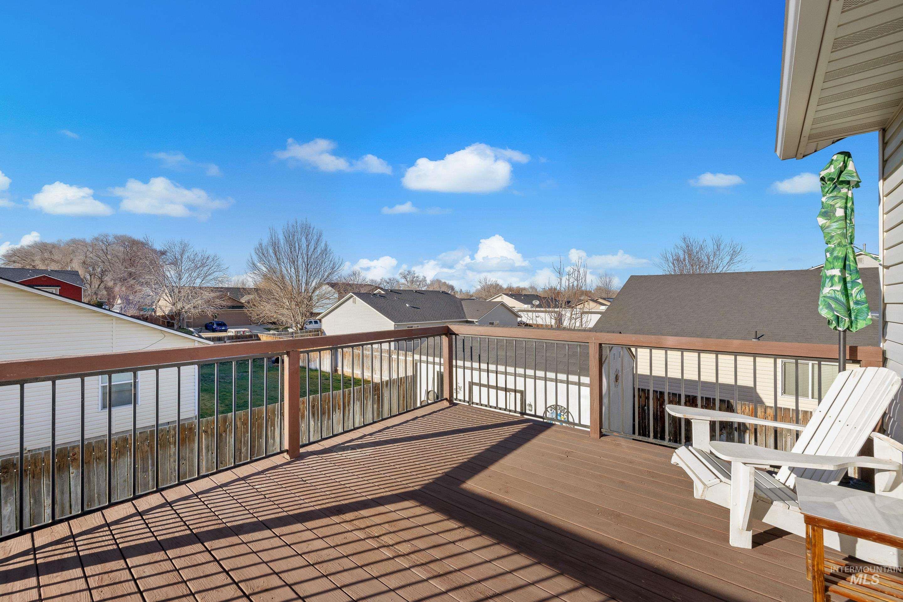 Deck featuring a residential view