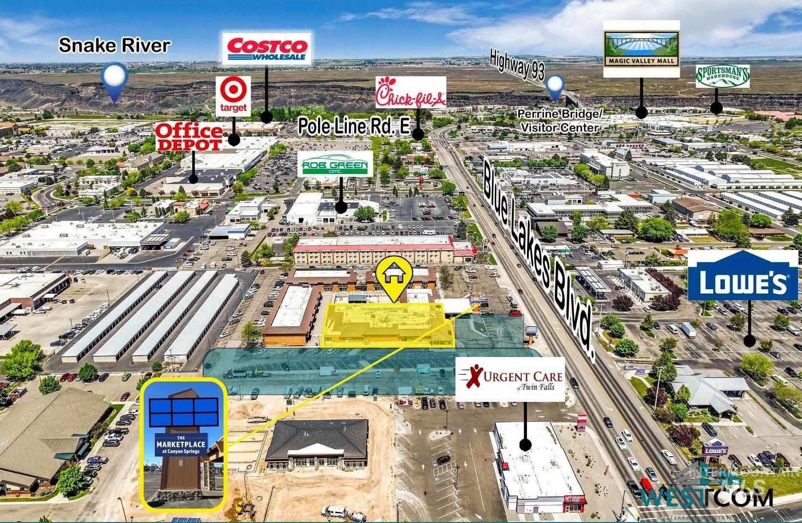 1351 Blue Lakes Blvd, Twin Falls, Idaho 83301, 3 Rooms, Business/Commercial For Sale, Price $39,000,MLS 98970696