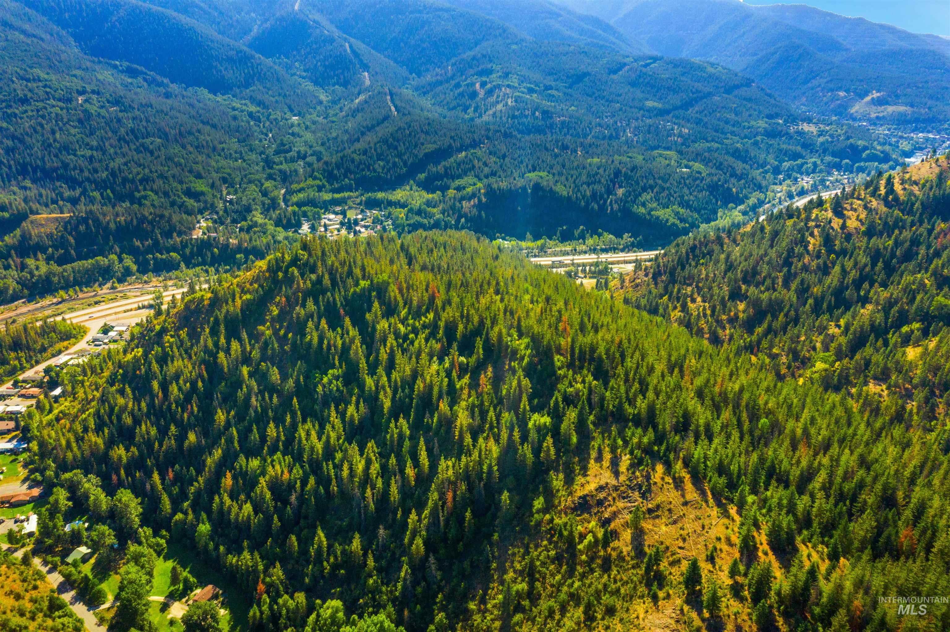 Looking South from Property