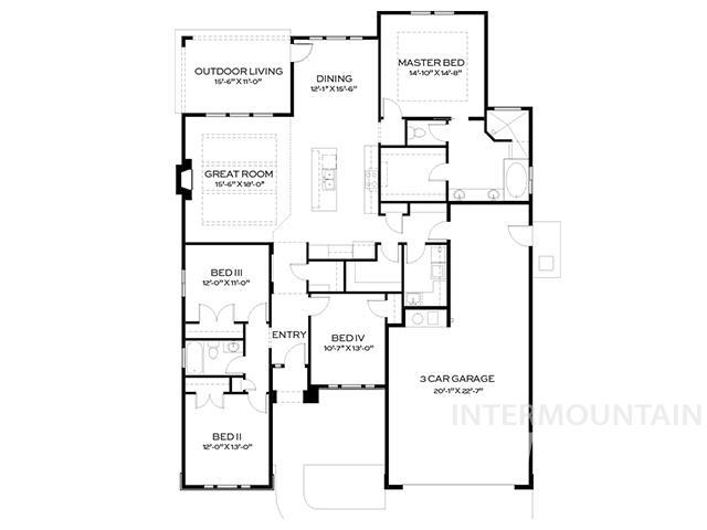 View of home floor plan