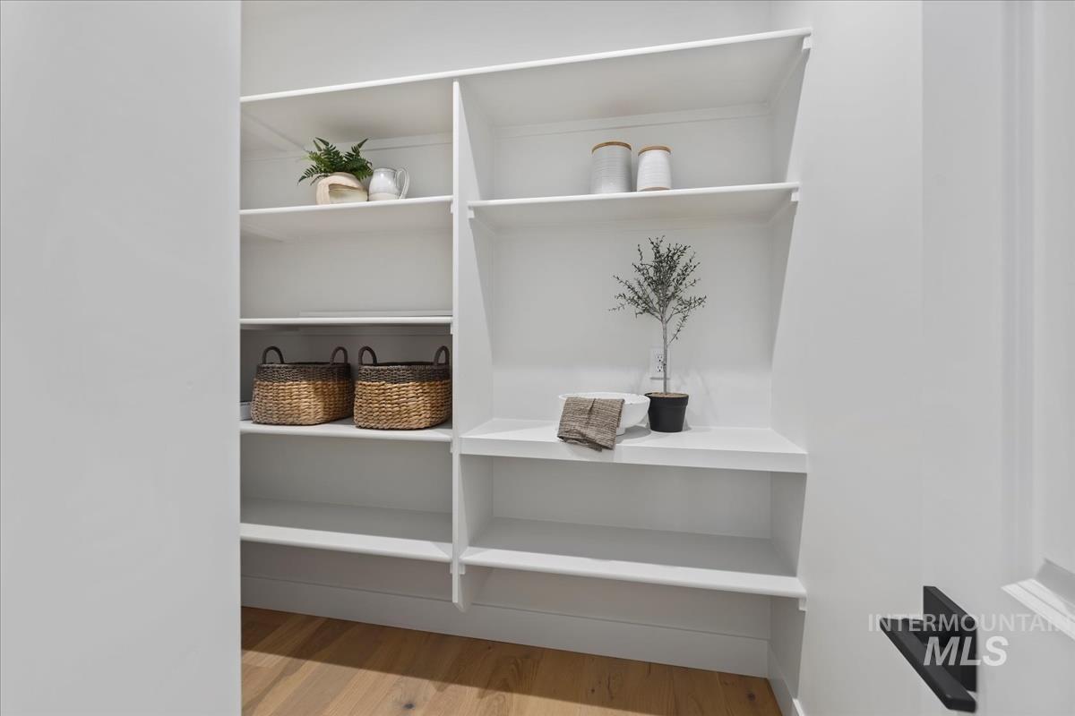 Detailed view of wood finished floors