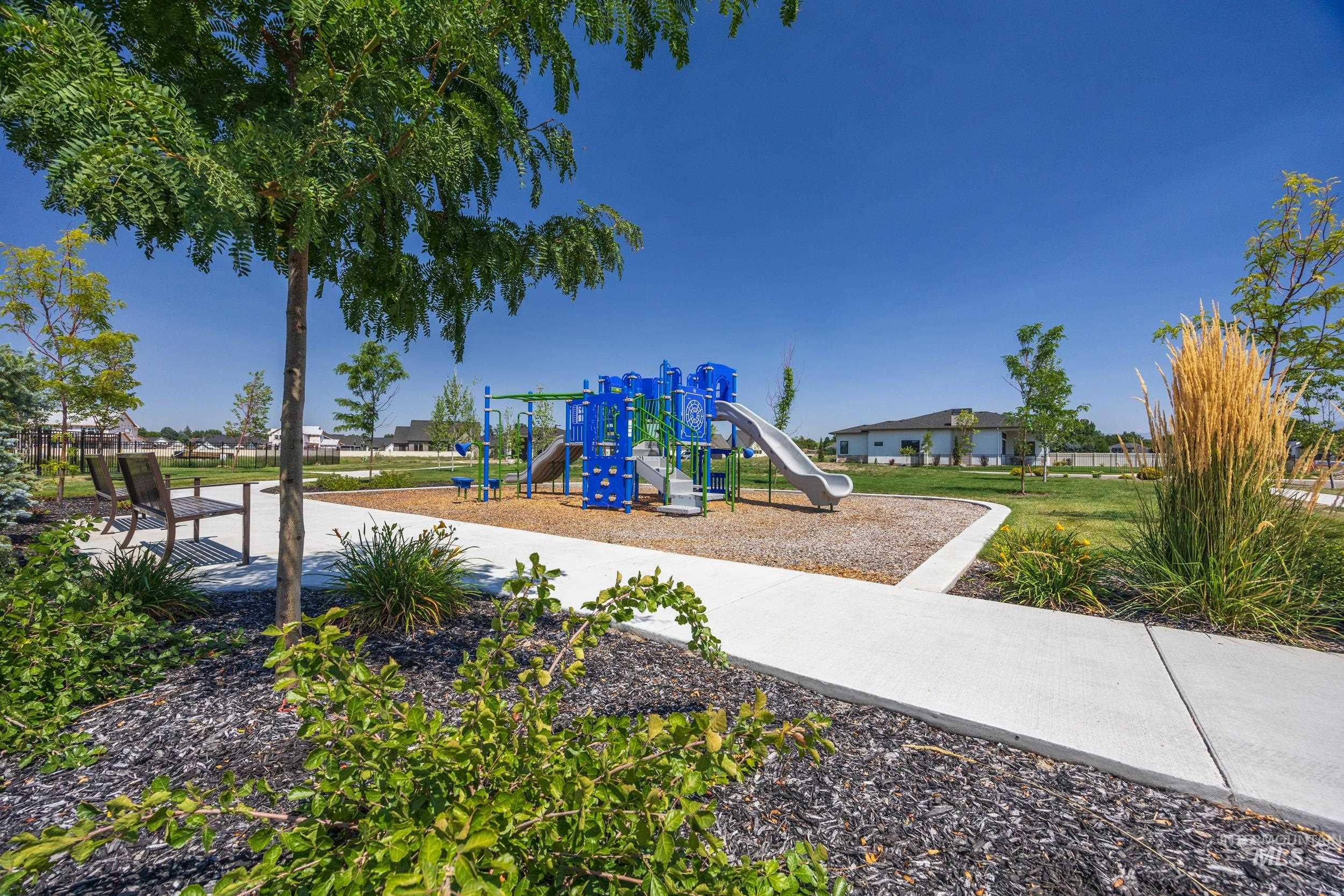 View of community playground