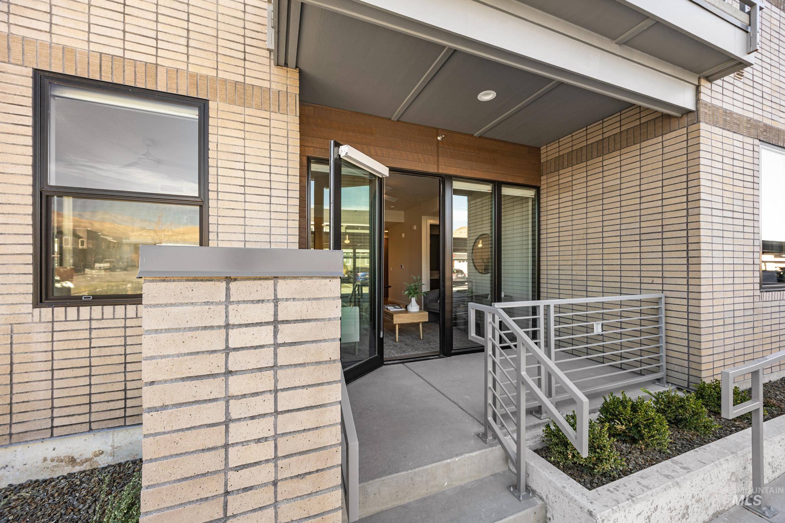 View of exterior entry