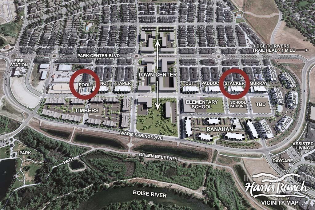 Aerial overview of property's location