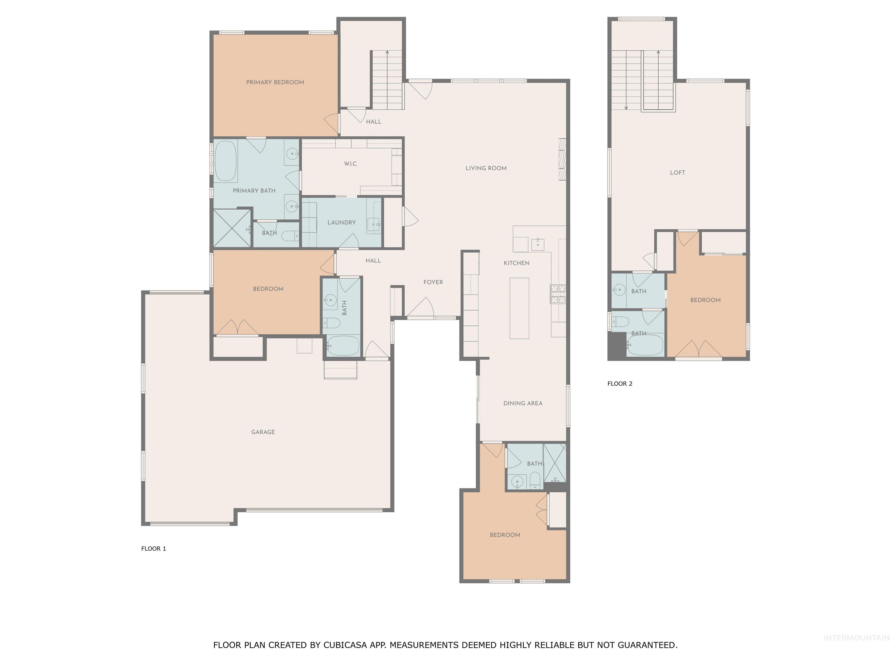 View of floor plan / room layout