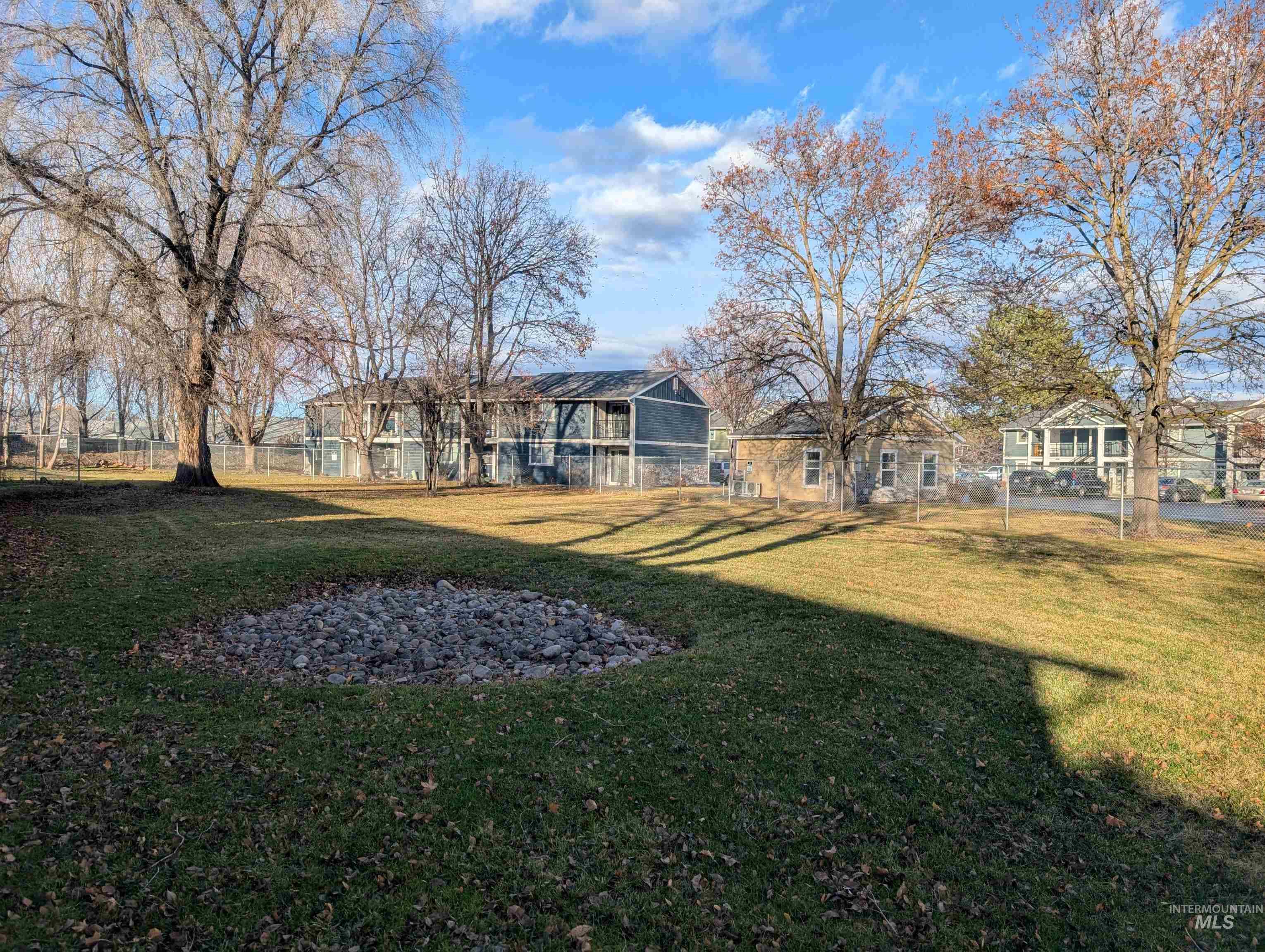View of yard with a residential view