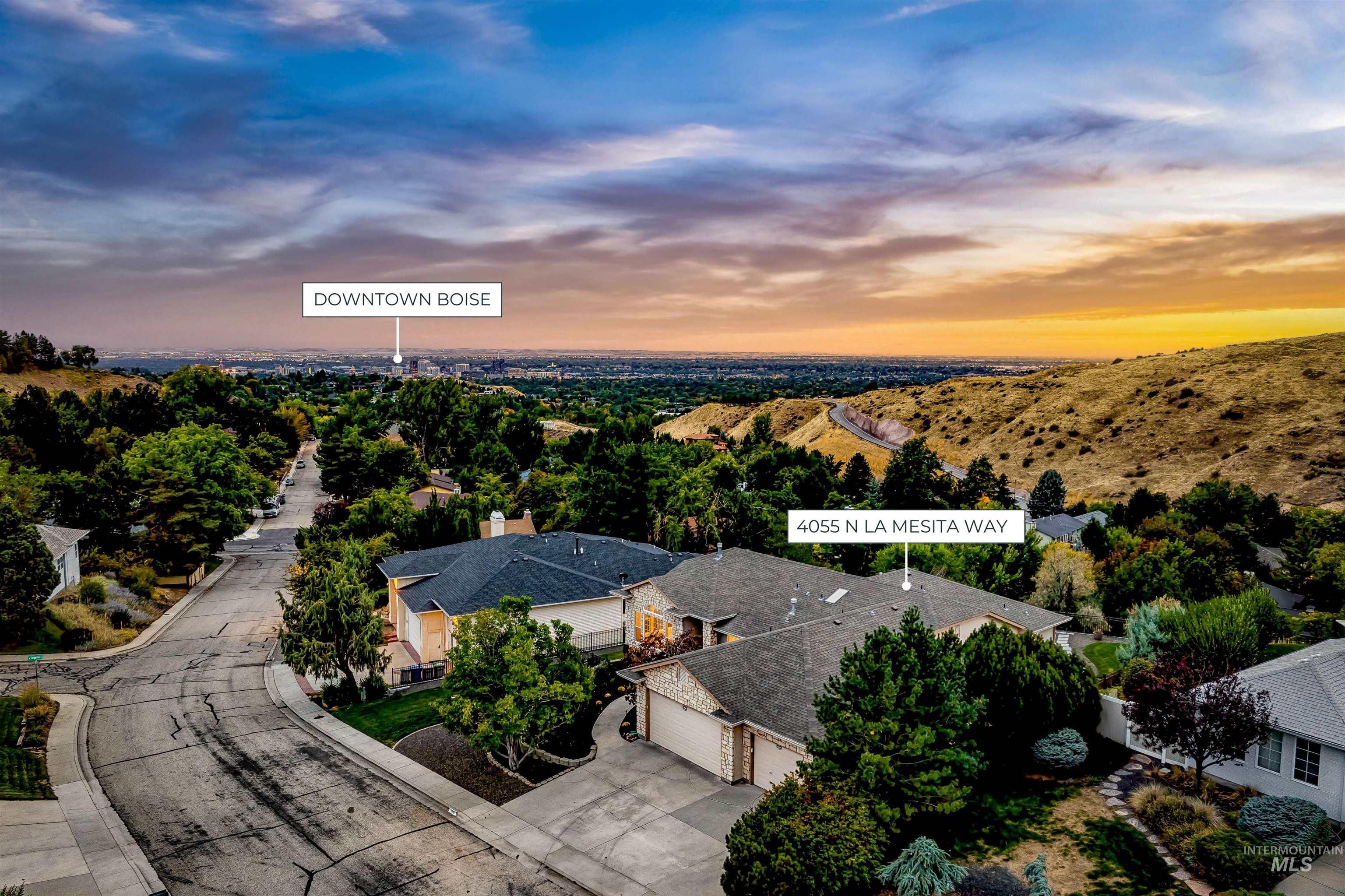 4055 N La Mesita Way, Boise, Idaho 83702, 5 Bedrooms, 3.5 Bathrooms, Residential For Sale, Price $1,375,000, 98970888