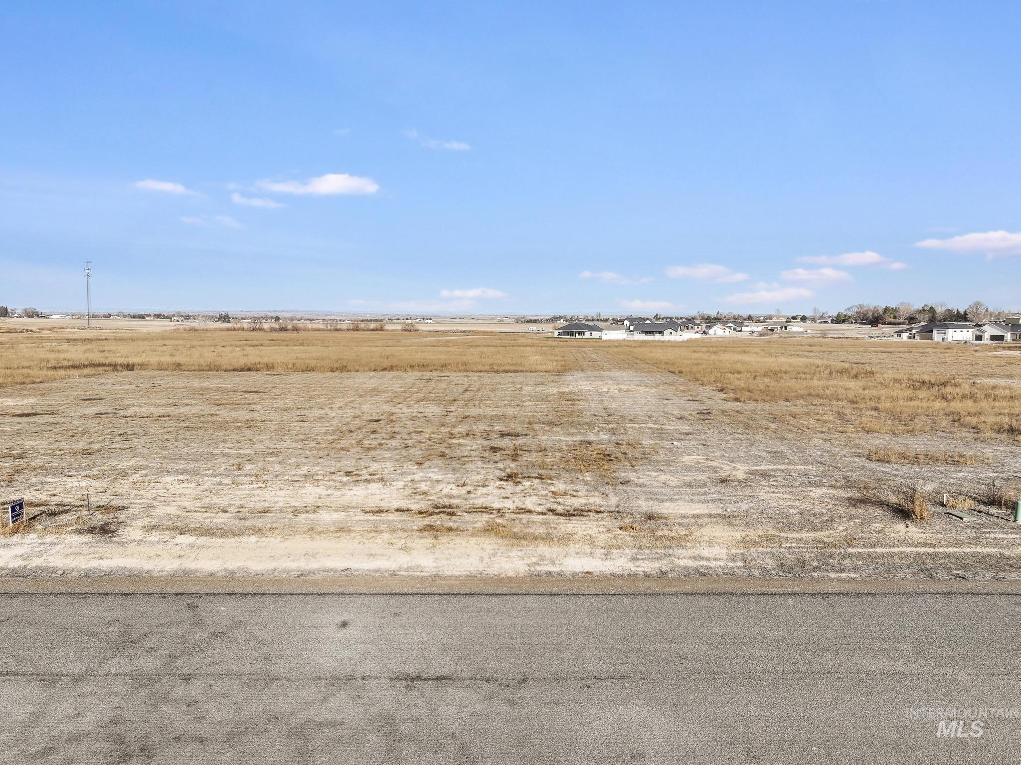 View of yard featuring a view of countryside