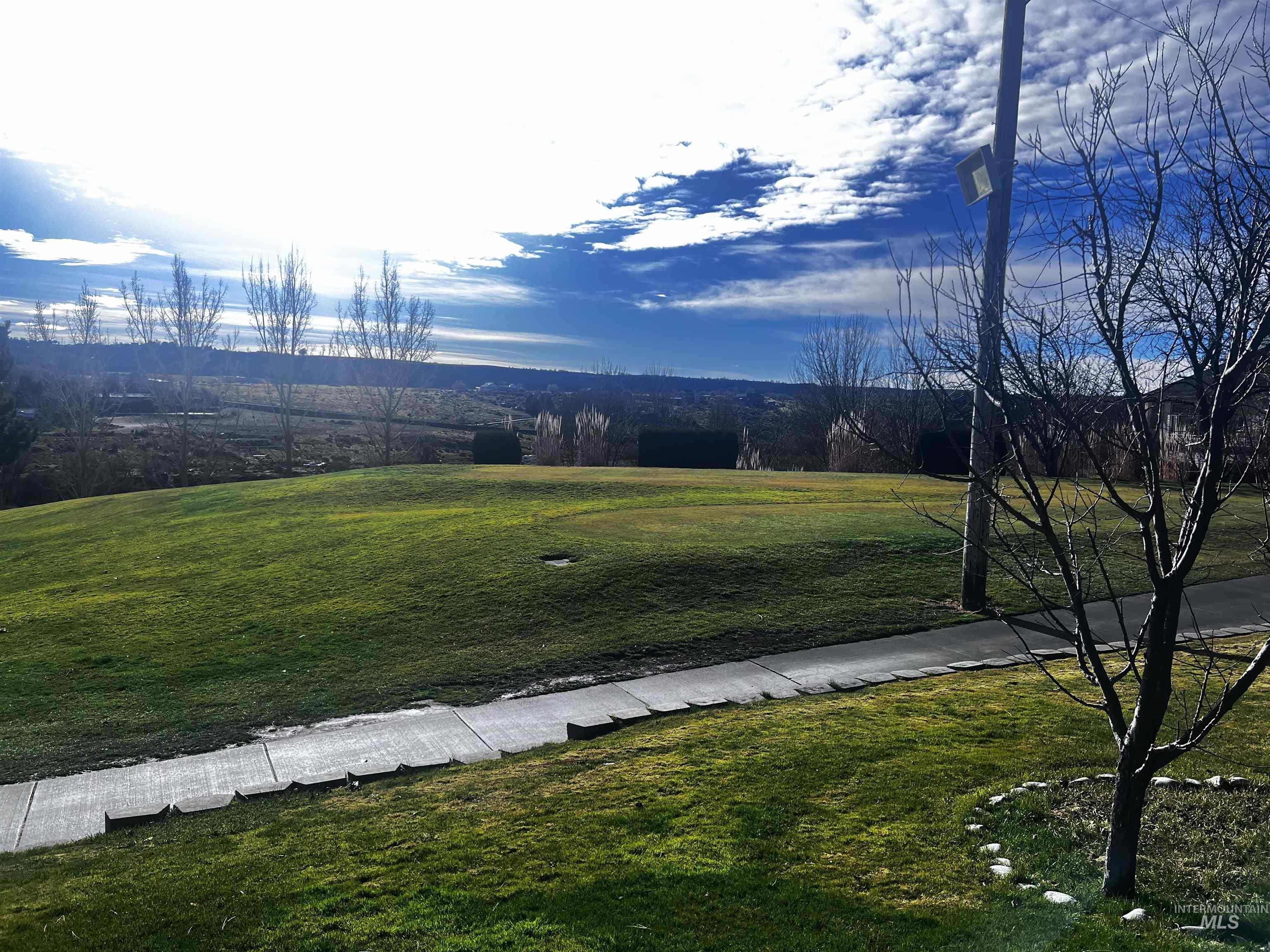 View of community with a lawn