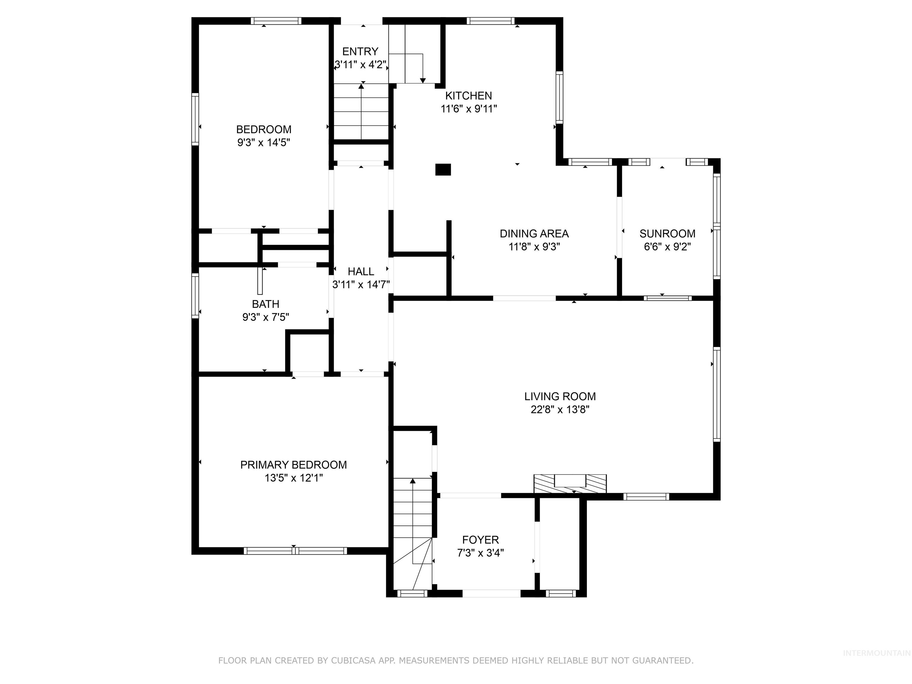 View of floor plan / room layout