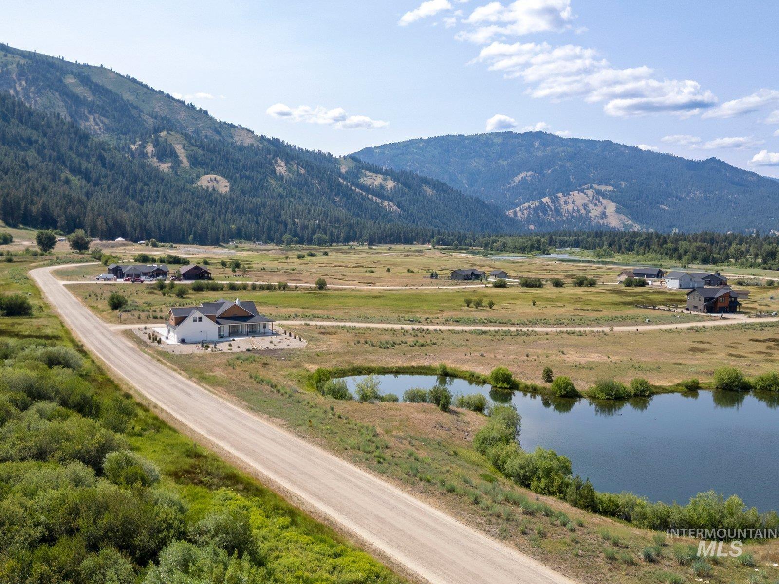 View of Charters Mountain and community pond