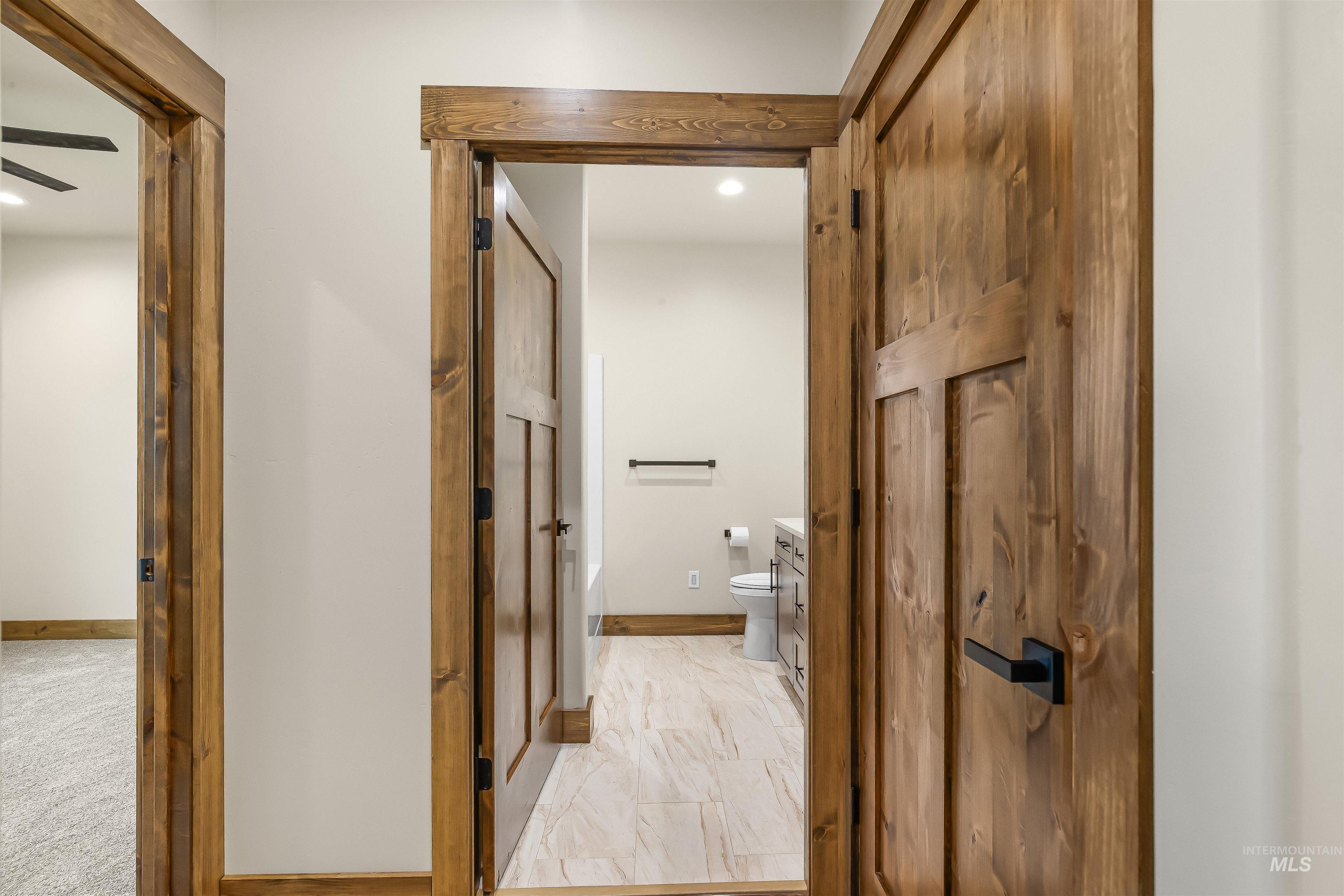 Hallway to Bedroom 1 and Main Floor Bath.