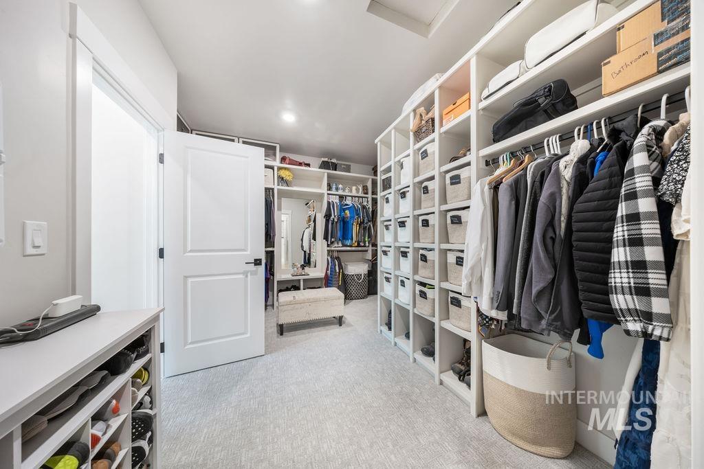 View of spacious closet