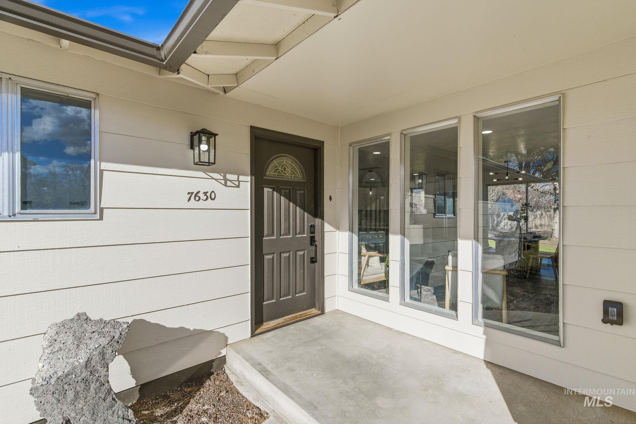 View of exterior entry