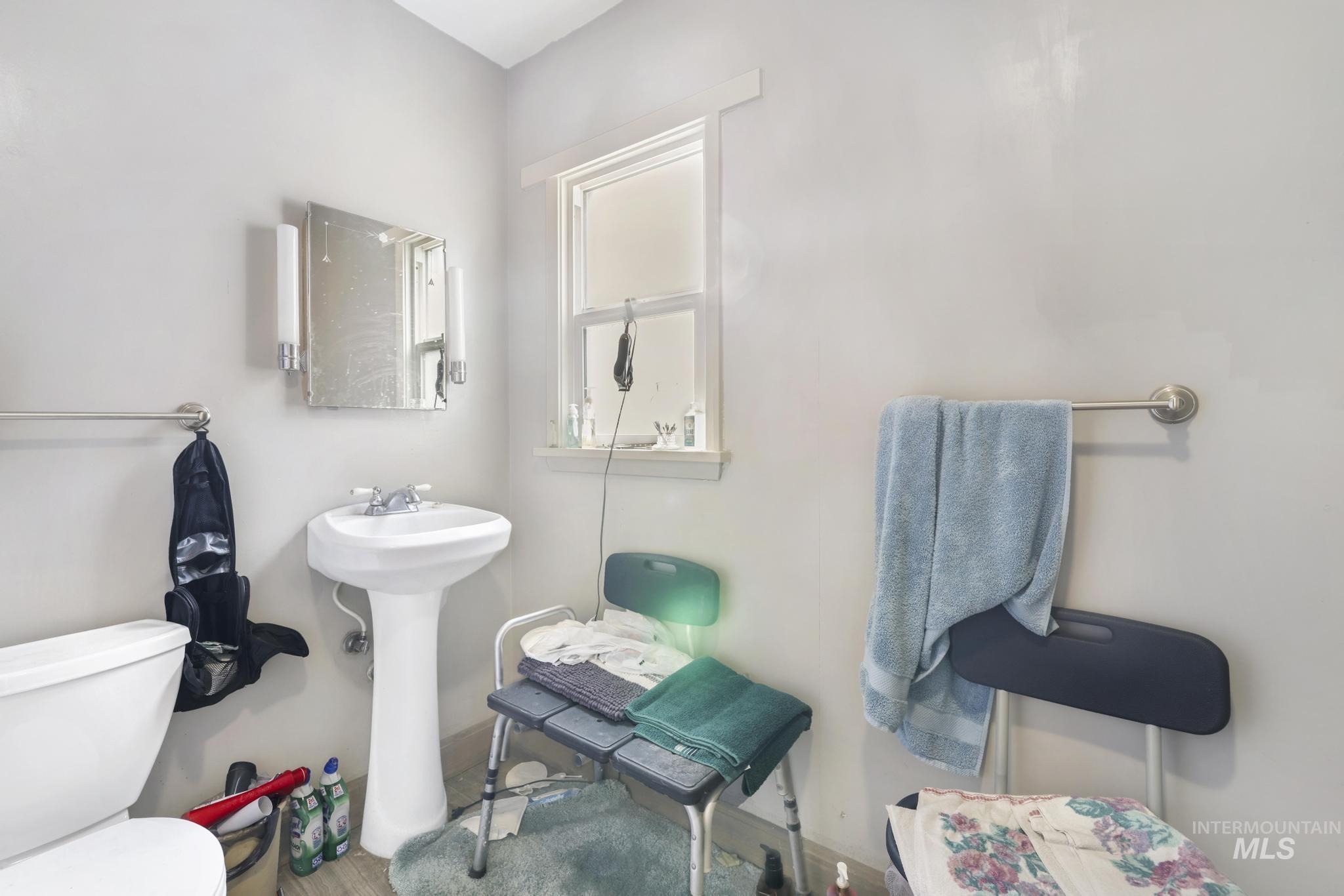 Half bathroom with toilet